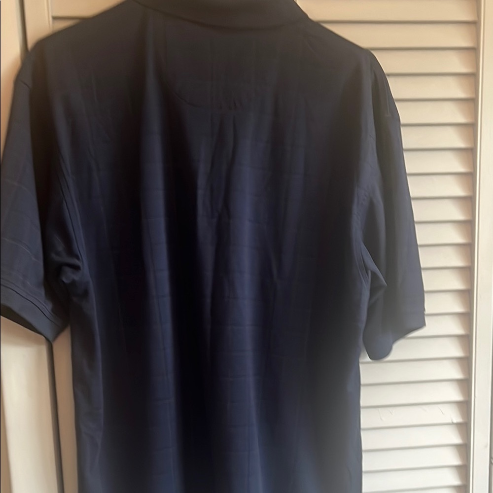 IZOD Men's Navy Polo Shirt - Picture 5 of 5